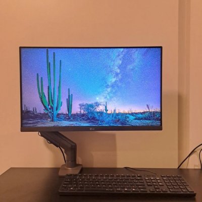 Monitor LG 24MS500-B IPS FHD 100Hz Preto