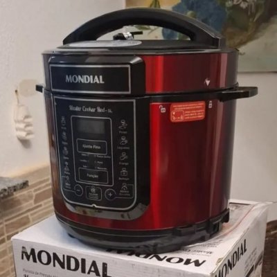 Panela de Pressão Elétrica Mondial 5L 900W - 220V