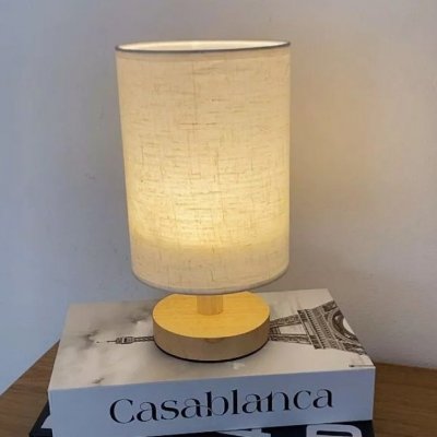 Lâmpada De Mesa Nórdica USB