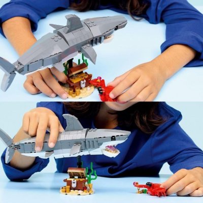 Lego Creator Tubarão Feroz com Baú de Tesouro