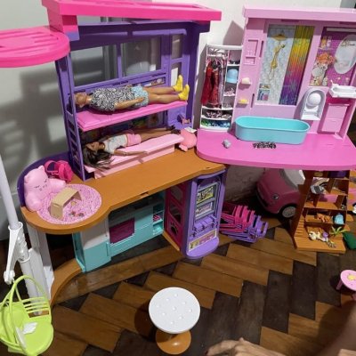 Casa de Bonecas Barbie Malibu Dois Andares Mattel