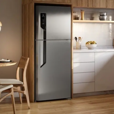 Geladeira Electrolux Frost Free 431L Inox