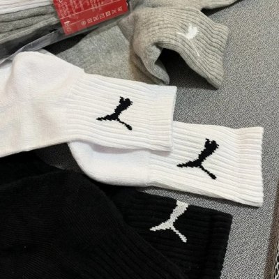 Kit 6 Pares Meias Puma Cano Alto Atoalhada Original