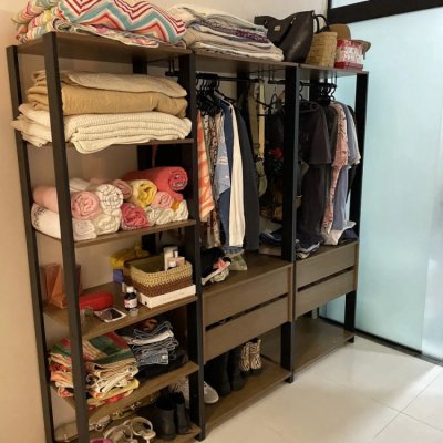 Guarda-roupa Valencia 199cm Madesa Rustic
