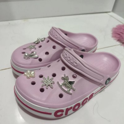 Sandália Crocs Bayaband Clog Ballerina Pink