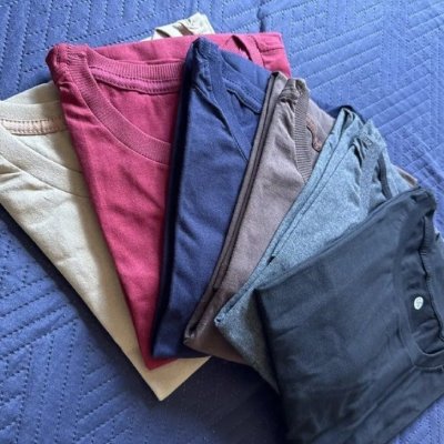 Kit 7 Camisetas Básicas Algodão Premium Masculinas