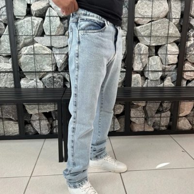 Calça Jeans Masculina Corte Reto Confortável