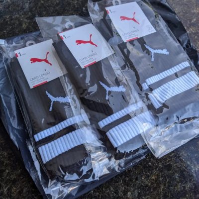 Kit 3 Pares Meias Puma Cano Alto Academia