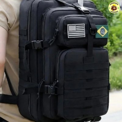 Mochila Tática Impermeável Militar Reforçada