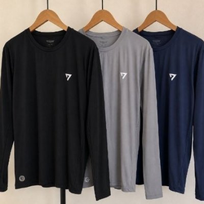 Kit 3 Camisetas Térmicas Masculinas Segunda Pele