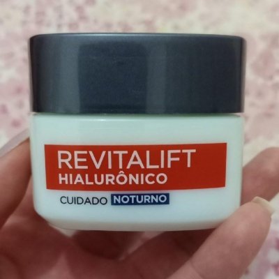 L'Oréal Paris Revitalift Hialurônico Creme Facial Noturno, com Ácido Hialurônico