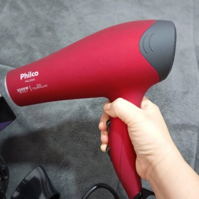 Secador Philco Difusor Cachos 2200w Rosa