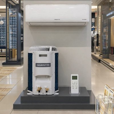 Agratto Zen Top Inverter 12.000 Btus Frio