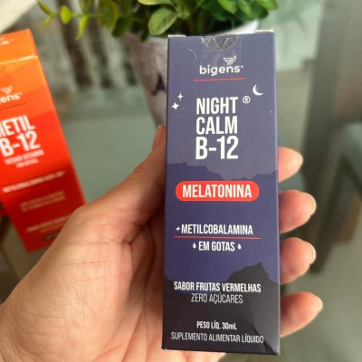 Bigens Night Calm 30ml B12 Frutas Vermelhas