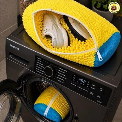 👟 Kit com 2 Saco Para Lavar Sapatos Na Maquina De Lavar
