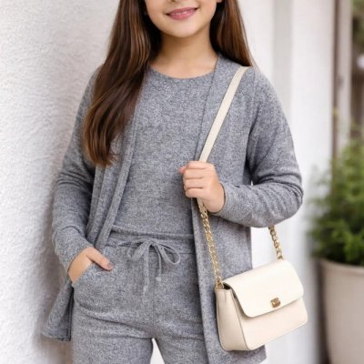 Conjunto Bella Infantil Lãzinha 3 Peças Menina