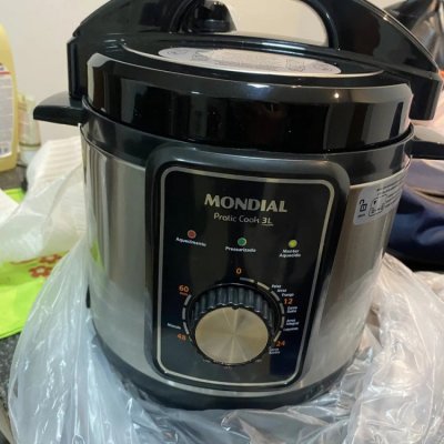 Panela de Pressão Elétrica Mondial 3L 700W