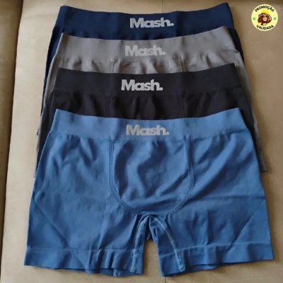 Cuequinhas de qualidade MashKit com 4 Cuecas Boxer Microfibra sem Costura Mash