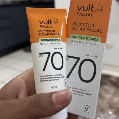 Protetor Solar Facial Vult FPS 70 40ml