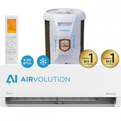 Ar-Condicionado Split 9.000 BTUs Frio Midea