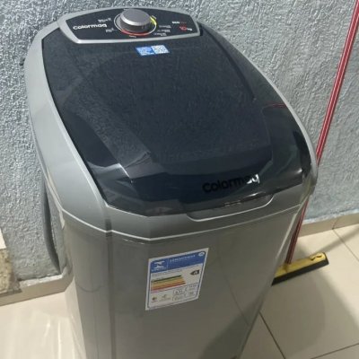 Tanquinho Colormaq Semi-automática LCS 10kg Prata 220v