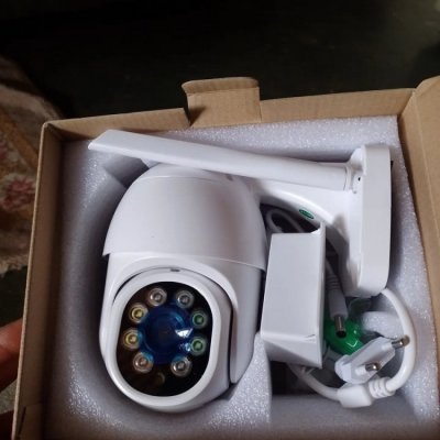 Kit 2 Câmeras IP WiFi ICSee IR à prova d'água