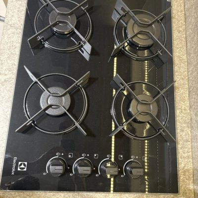 Cooktop 4 Bocas a Gás Electrolux Vidro Bivolt