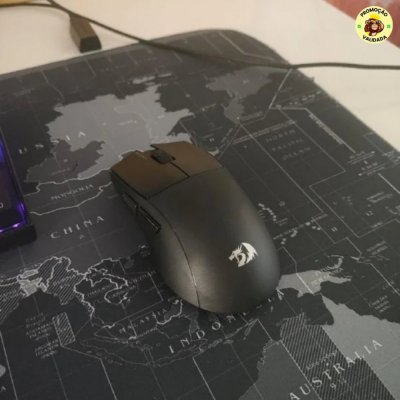 Mouse Gamer sem fio Redragon King Pro 4k Branco PAW3395 4000Hz M916W-PRO-4K