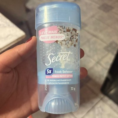 Secret Desodorante Antitranspirante em Gel Proteção de Algodão 73g