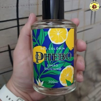 PHEBO - Deo Colônia Limão Siciliano 200ml