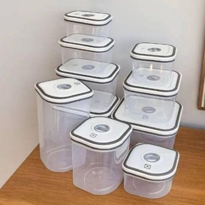 Conjunto 10 Potes Herméticos De Plástico - Electrolux