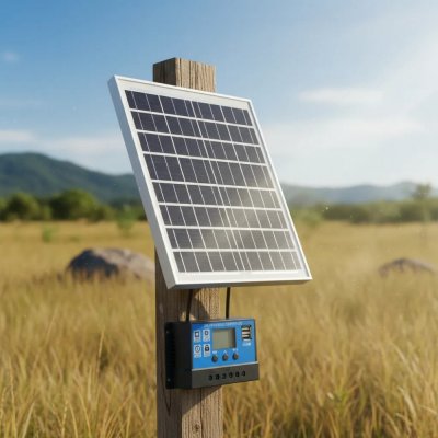 Painel Solar 12v 20w Policristalino com Controlador