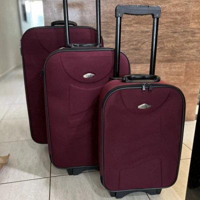 Kit 3 Malas de Viagem Resistente P M G ANAC