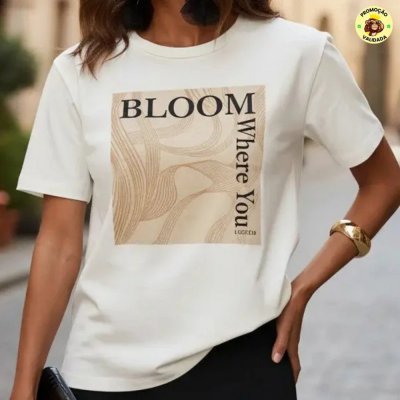 T- Shirt Feminina Em Meia Malha Rovitex