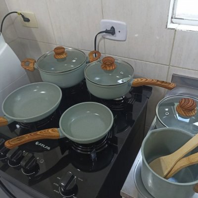Jogo Panelas Ceramico Triplo Inducao Tuut 8P