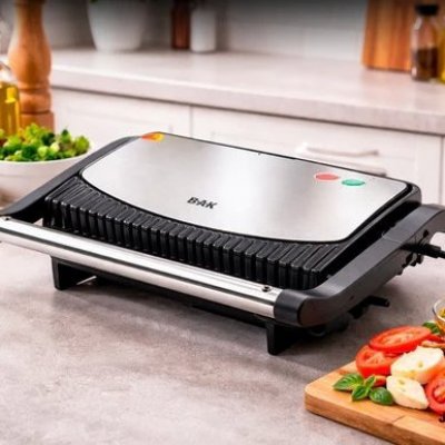 Mini Grill Sanduicheira Inox 750w