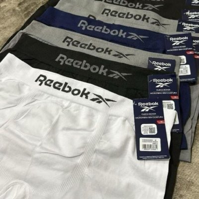Kit 6 Cuecas Boxer Classic Reebok