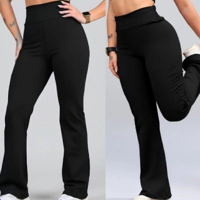 Calça Legging Flare Zero Transparência