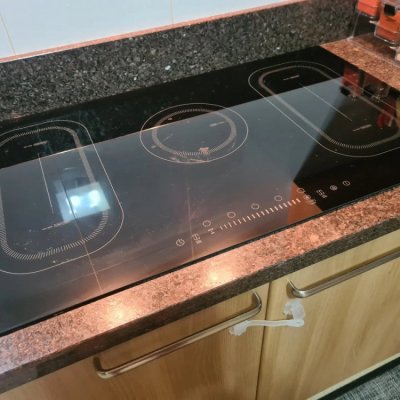 Cooktop Indução 5 Bocas EOS 90cm 9500W Preto
