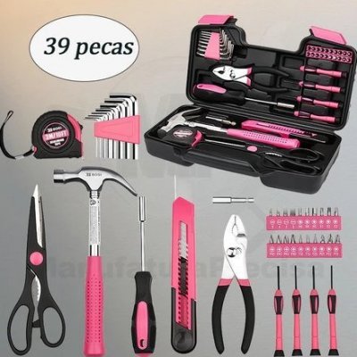 Kit 39 Peças Ferramentas para Uso Doméstico