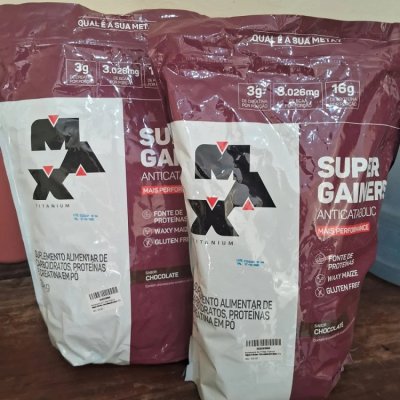 Hipercalórico 3kg Max Titanium Baunilha