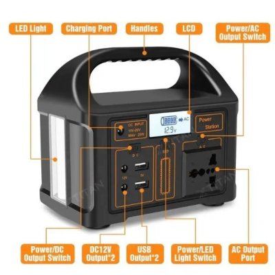 Exposse Gerador Solar Portátil 50000mAh 100W