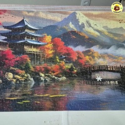 GGB Quebra-Cabeça Vilarejo Japonês 1000 Peças