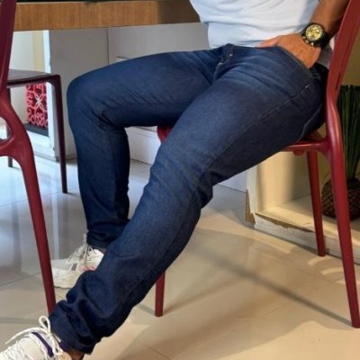 Calça Masculina Jeans Slim Lycra 2026 Premium