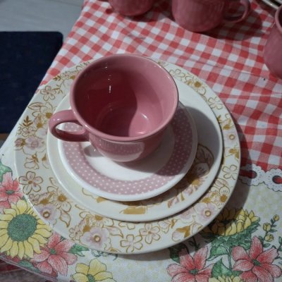 Jantar Biona Sweet Moment Cerâmica 30P Rosa