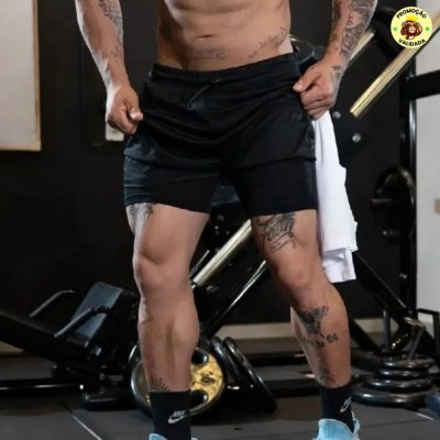 Bermuda 2 Em 1 Rock Saints PRA TREINO E CORRIDA