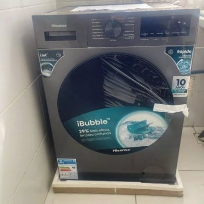 Lava e Seca Hisense 11kg Inverter Titânio