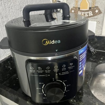 Panela de Pressão Mecânica Midea 4L Cinza