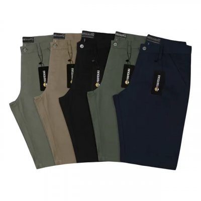 Kit com 5 Bermudas Masculina Sarja Brim Coloridas Baratas — review objetiva