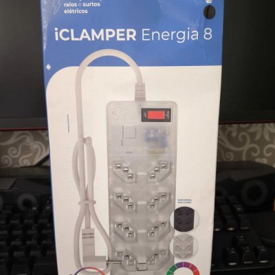 Filtro de Linha iCLAMPER 8 Tomadas 3P 10A